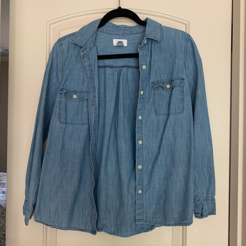 Old Navy Chambray Button Down
